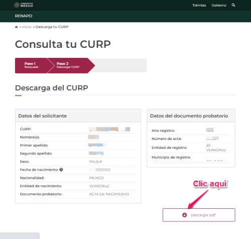 Dónde Consultar el CURP