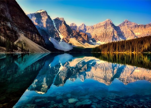 Lago Moraine Canadá